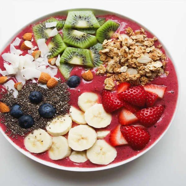 Banana, Blueberry, Gronola, smoothie Bowl