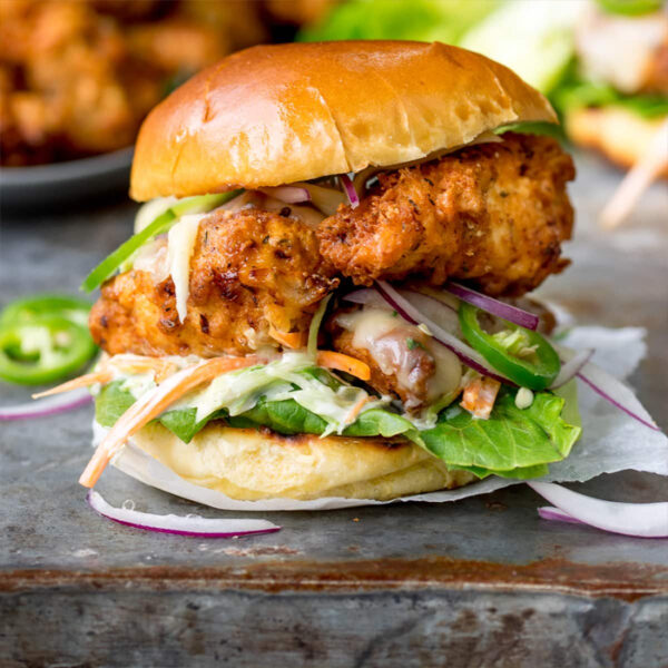 Jalapeno Cheese Chicken Burger