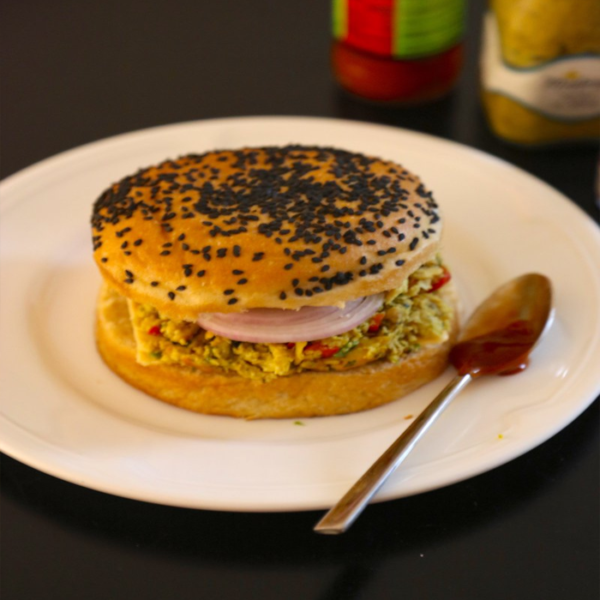 Seekh Kabab Burger