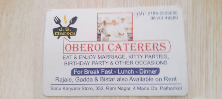 J.S. OBEROI CATERERS